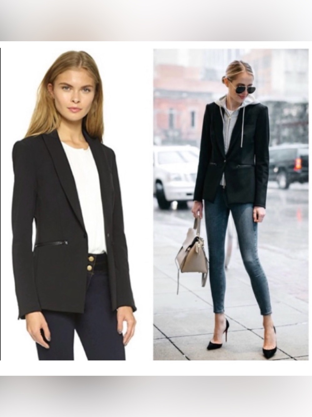 VERONICA BEARD SCUBA DICKEY JACKET 10